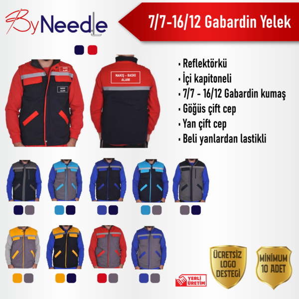 7.7-16.12 Gabardin Yelek